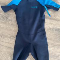 Muta surf bambino SHORTY 100 1,5 mm azzurra