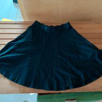 Minigonna nera in cotone Topshop