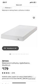 Materasso singolo memory