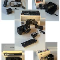 Blackmagic 6K + ottiche + cage Tilta
