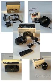 Blackmagic 6K + ottiche + cage Tilta