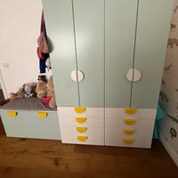 Doppio armadio Ikea per bambini