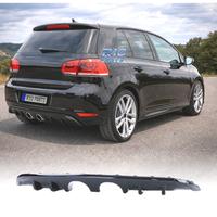 DIFFUSORE VOLKSWAGEN VW GOLF MK6 08-12 NERO LUCIDO