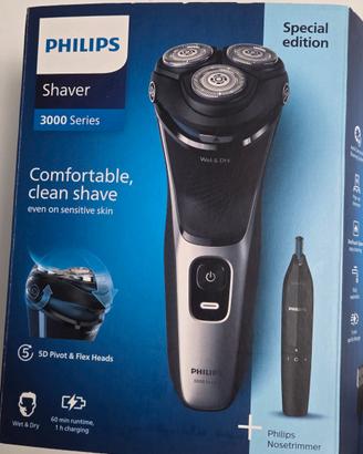 rasoio philips s3000 + rifinitore naso