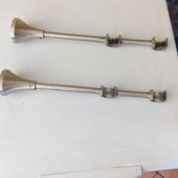 supporti in acciaio per tende a doppio bastone