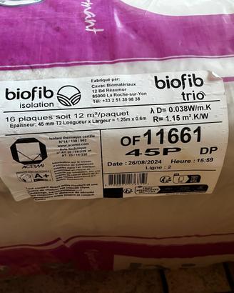 Biofip isolante termoacustico