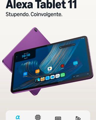 Amazon Alexa Tablet 11, 8 GB di RAM, 128 GB
