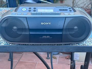 Radio  Stereo Sony Boombox con CD e Cassette