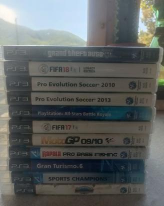 Lotto 11 giochi PS3 