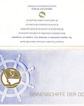 Francobolli collezione DEUTSCHE BINNENSCHFFE