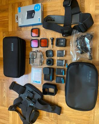 GOPRO HERO10 , sub, pettorina, fascia testa ecc...