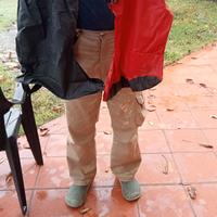 copriscarpe per scooter e cintura da vita rinforza