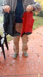 copriscarpe per scooter e cintura da vita rinforza