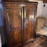 Armadio antico legno noce massello