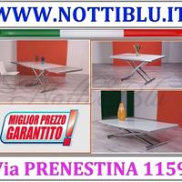 Tavolino Trasformabile con Allunghe laterali a lib