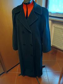 Cappotto nero pura lana - taglia L