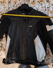 Giacca in pelle moto Axo taglia L 
