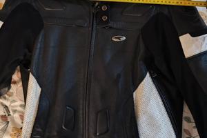 Giacca in pelle moto Axo taglia L 