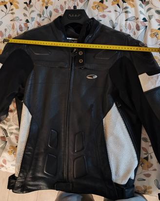 Giacca in pelle moto Axo taglia L 