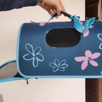 Trasportino + gioco per gatto o piccolo cane