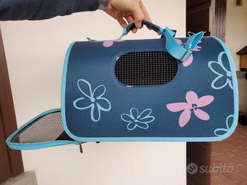 Trasportino + gioco per gatto o piccolo cane