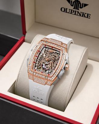 Oupinke orologio luxury donna, white style
