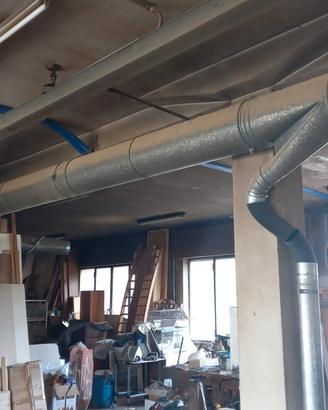 tubi per aspirazione polvere legno zincato 34 cm