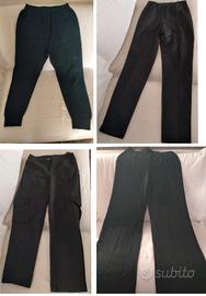 Stock N. 4 PANTALONI DONNA NERI TAGLIA S