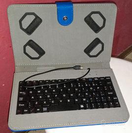custodia per tablet con tastiera nuova 
