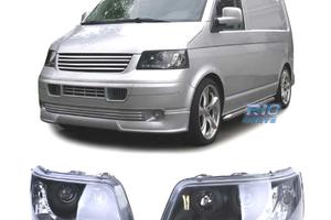 FARI VOLKSWAGEN VW T5 03-09 LUCE LED DIURNA SFONDO