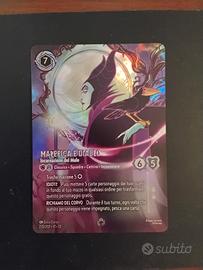 carta enchanted Lorcana Malefica e Diablo