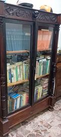libreria credenza antica 