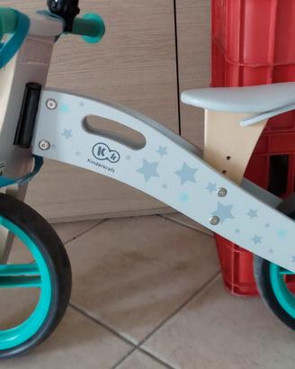 Bicicletta kinderkraft legno senza pedali