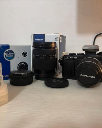 Olympus PEN E-PL7 + 3 obiettivi e accessori