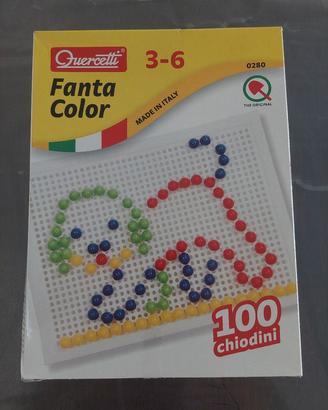 Quercetti Fantacolor 100 chiodini, nuovo!