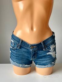 Abercrombie & Fitch - shorts in jeans a vita bassa