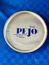 Vassoio in metallo vintage Fonti PEJO bar anni 60