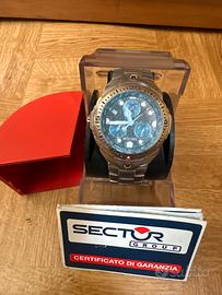 Sector 250 chrono Orologio cronografo acciaio