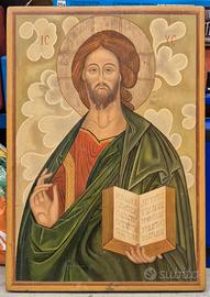 Icona russa ortodossa Cristo Pantocratore