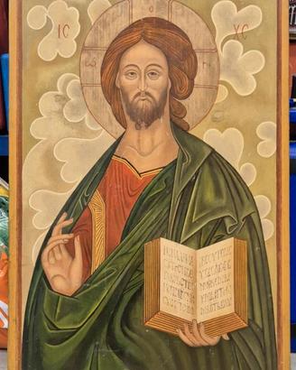 Icona russa ortodossa Cristo Pantocratore