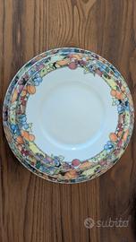 servizio porcellana tema frutta  completo 10 pezzi