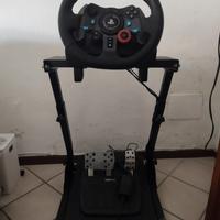 Volante Logitech G29 + Supporto