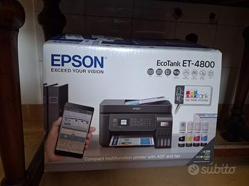 stampante Epson EcoTank ET-4800 mai usata nuova