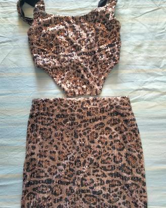 Completo aderente maculato XS/S  made in Italy 