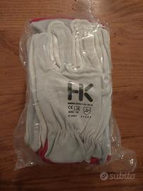 GUANTI DA LAVORO IN PELLE FIORE TAGLIA 10