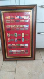 Collezione lamette da barba storiche .Quadro