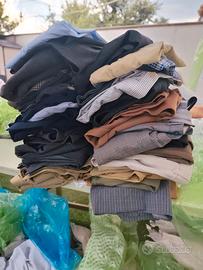 lotto di 20 kg di abbigliamento da uomo, vintage