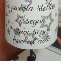 Lampada artigianale in vinile – Attacco E14