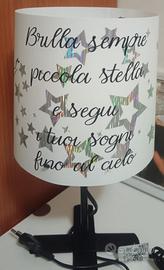 Lampada artigianale in vinile – Attacco E14