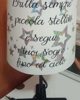 Lampada artigianale in vinile – Attacco E14